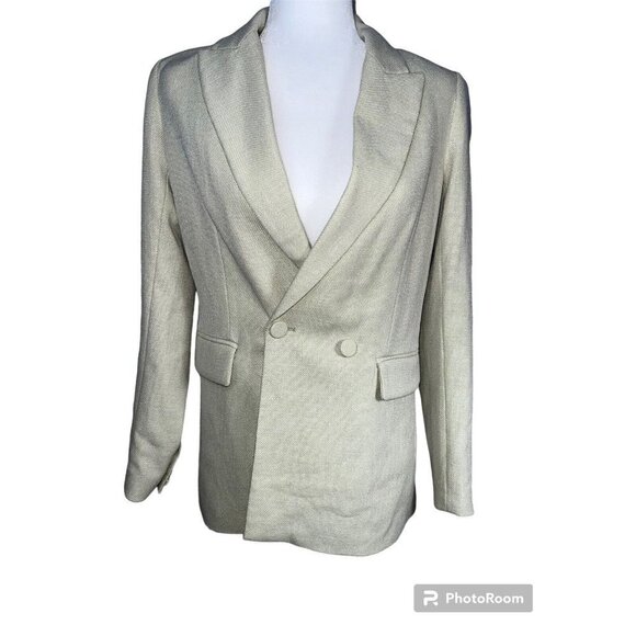 House of Harlow 1960 Jackets & Blazers - HOUSE Of Harlow 1960 Blazer Classy 2 Button Pockets Light Lime Green White H